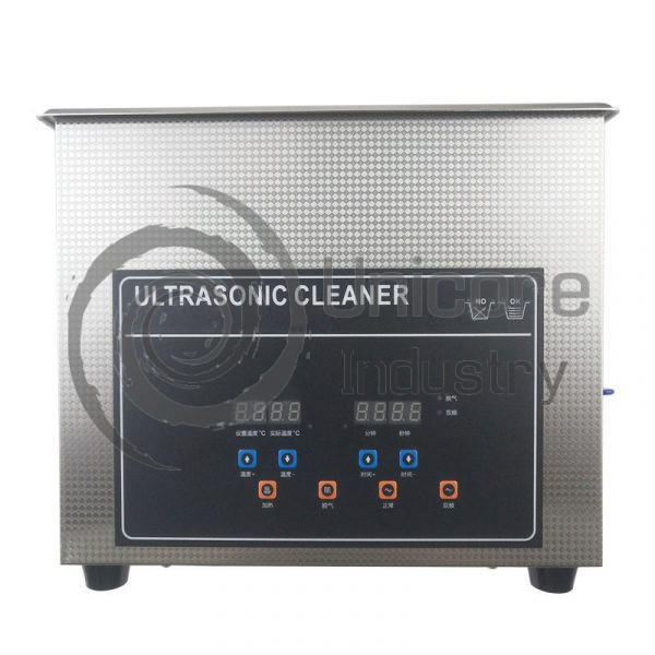 515 10L Ultrasonic Cleaner with Timer Heater Drain Degas Sweep