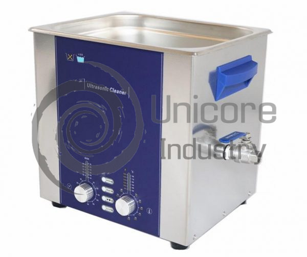 710 10L Ultrasonic Cleaner with Timer Heater Drain Degas Sweep