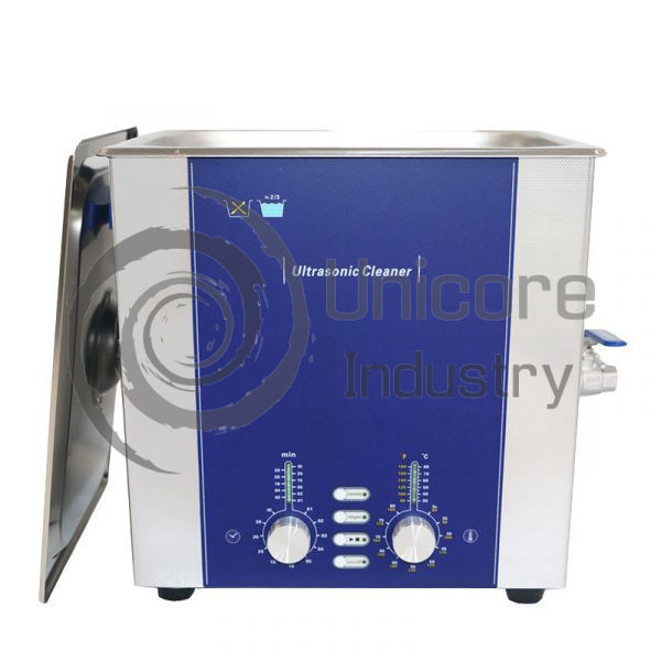 710 10L Ultrasonic Cleaner with Timer Heater Drain Degas Sweep - Image 2