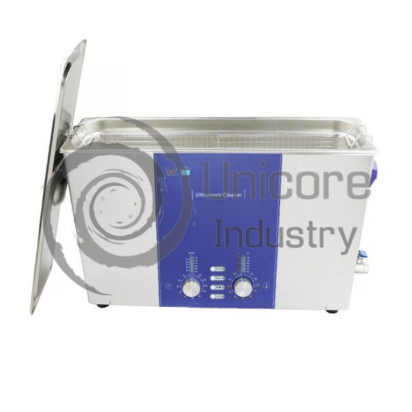 710 12L Ultrasonic Cleaner with Timer Heater Drain Degas Sweep