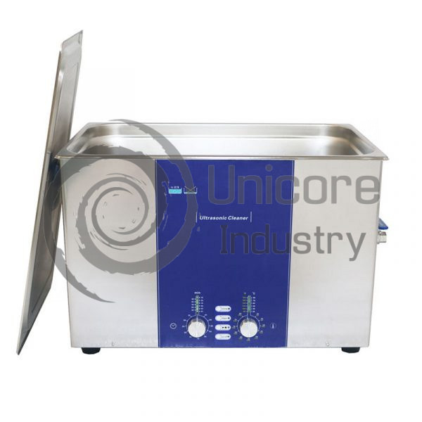 710 28L Ultrasonic Cleaner with Timer Heater Drain Degas Sweep - Image 2