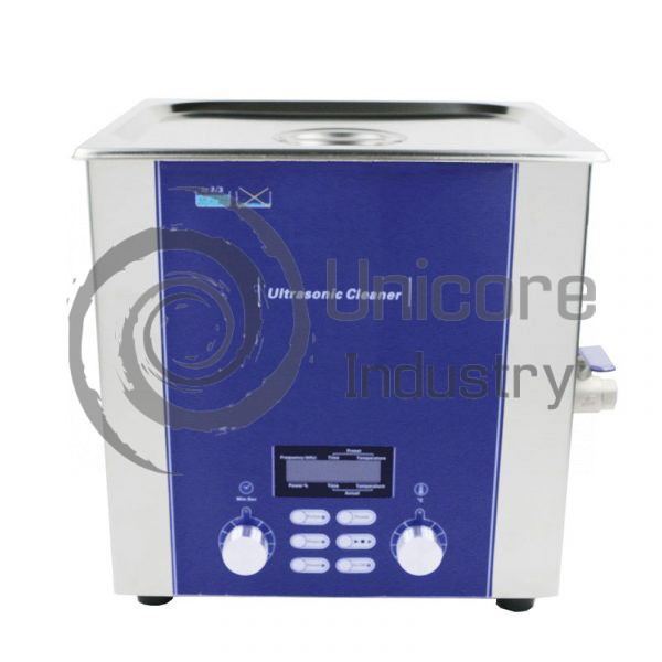 720 13L Ultrasonic Cleaner with Timer Heater Drain Degas Sweep Power Regulation Pulse